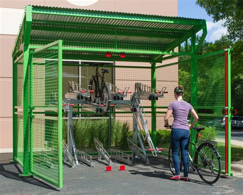 introducing deros  bike depot shelter  secure long term  short term bicycle parking