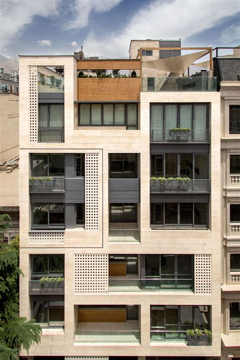 khazar residential building    design studio archdaily