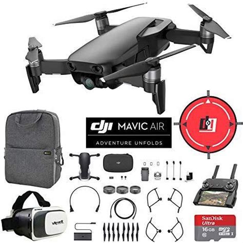 dji mavic air onyx black drone combo  wi fi quadcopter  remote controller mobile