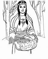 Pocahontas Coloring Pages Printable Kids sketch template