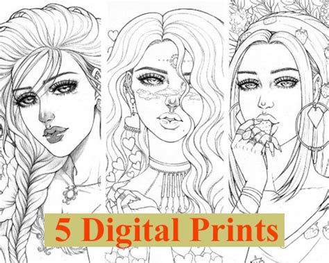coloring page  printable adult tattoo colouring pages book etsy
