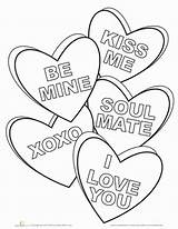 Valentine Hearts Xoxo Adults sketch template