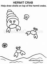 Doodle Hermit sketch template