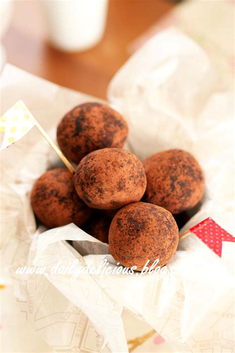 dailydelicious quick fix desserts easy chocolate truffles