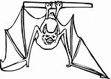 Fledermaus Nietoperz Kolorowanki Morcego Kleurplaten Vleermuis Testa Kleurplaat Giu Pipistrello Pendurado Druku Hangt sketch template