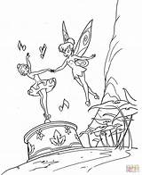 Coloring Tinkerbell Pages Disney Printable Kids Bell Book Tinker Fairy Dancing Sheets Online Adult Drawing Colouring Pan Peter Yay Dancers sketch template