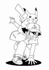 Coloring Pages Ash Pokemon Ketchum Pikachu Xy Greninja Misty Printable Ages Clip Print Comments Coloringhome Popular sketch template
