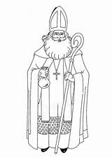 Nikolaus Ausmalbild Malvorlage Sankt Ausmalen Bischof Schulbilder sketch template