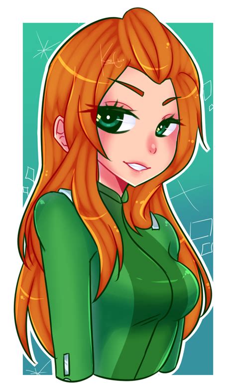 sam [totally spies] by kimo on deviantart red head