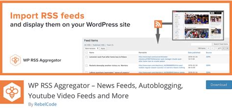 wordpress rss feed plugins  improve reach