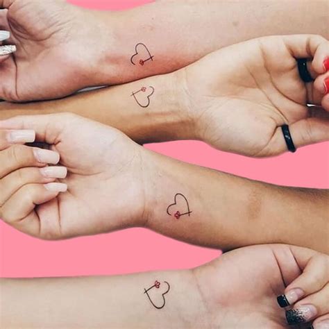 Meaningful Friendship Tattoos For 4
