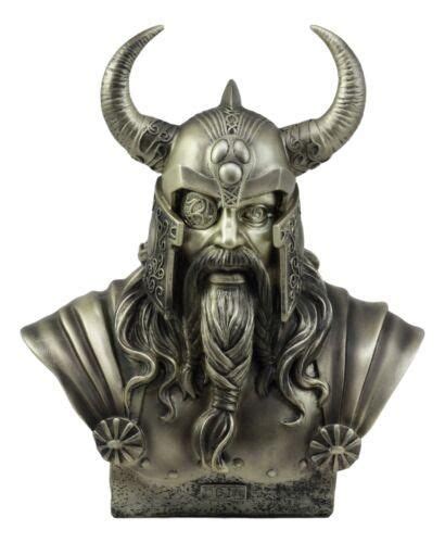 norse viking warrior god odin the alfather bust statue ruler of asgard figurine in 2019