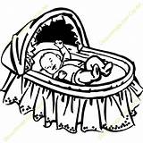 Crib Cradle Crub Cot Clipartmag Pacifiers Clipground sketch template