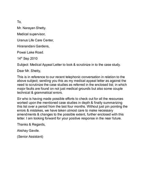 appeal letter templates   templates   word excel