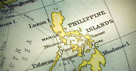philippine islands  world map cities  towns map