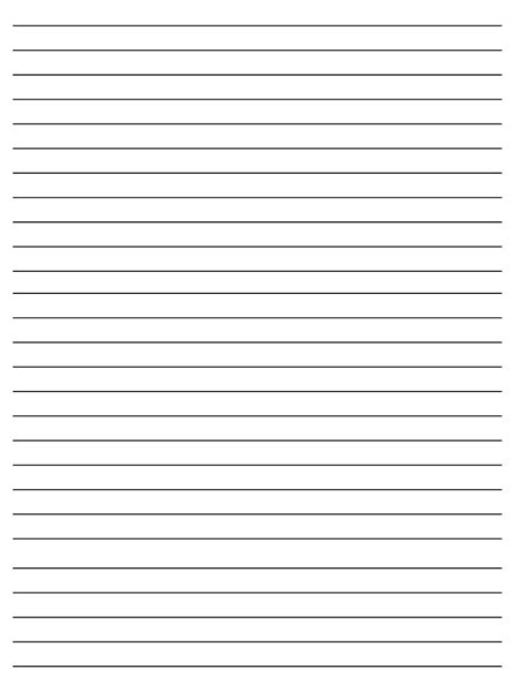 lined writing paper  kindergarten  lined paper template
