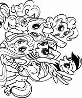 Ponies Cartoni Animati Bambinievacanze Birthdayprintable sketch template