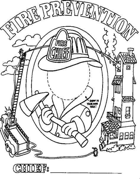 fire safety coloring pages coloring books  kids coloring pages