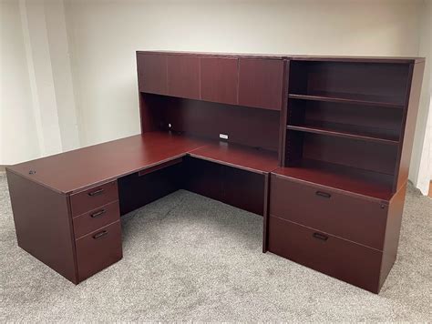 Affordable Office Rectangular L Desk 9 Baystate Office Furniture