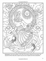 Coloring Goddess Pages Pagan Printable Adult Adults Color Dover Goddesses Book Books Getdrawings Print God Pachamama Misc Saraswathi Mandalas Getcolorings sketch template