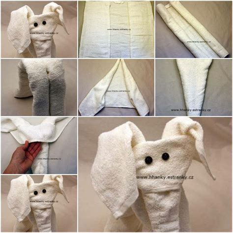 easy towel elephant step  step diy tutorial instructions      diy