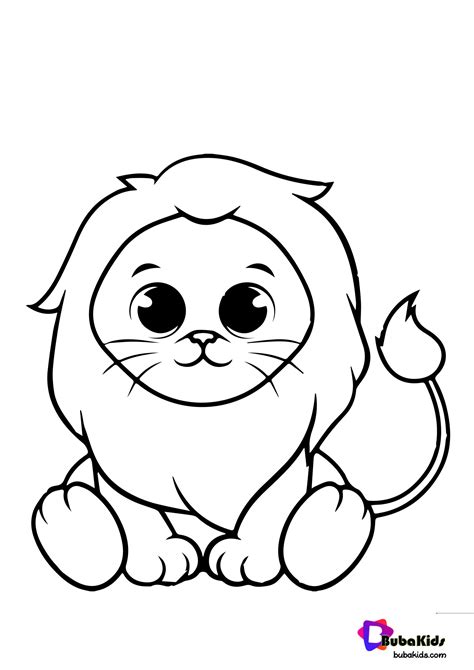 lion printable coloring pages