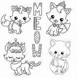 Kittens Meow Ilmu Ruang sketch template