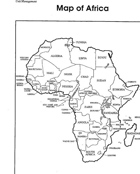 africa coloring pages    print
