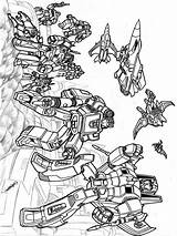 Coloring Pages Decepticon Transformers Printable Boys sketch template