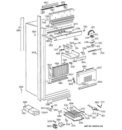 ge monogram built  refrigerator parts diagram reviewmotorsco