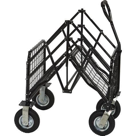 Strongway Steel Folding Utility Cart — 330 Lb Capacity 49in L X 25 1