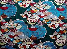 Traditional Japanese Fan fabric 70cm x 50cm by aramaa on Etsy