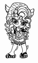 Monster High Blue Lagoona Coloring Pages Getdrawings sketch template