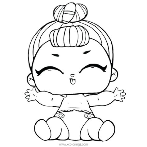 lol dolls coloring pages lil sisters toys coloring pages panosundaki