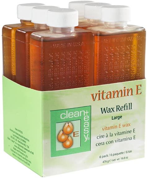 clean easy wax refill  pack large vitamin  clean easy large original wax refill  pk