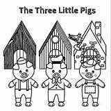Pigs Three Little Coloring Printable Story Pages Worksheets Wolf Bad Big Drawing Template Clipart Los Tres Cerditos Colorear Para Activity sketch template