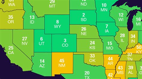 The Best And Worst States For Retirement Ranked