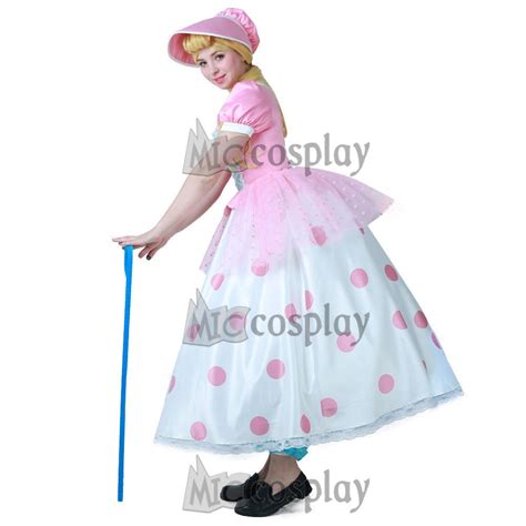 Little Bo Peep Cosplay Dress Costume With Hat