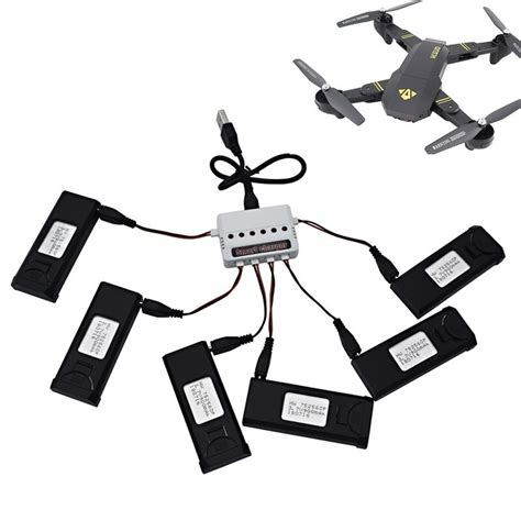 juego de cargador de bateria lipo  drones accesorios de repuesto  drones visuo xss