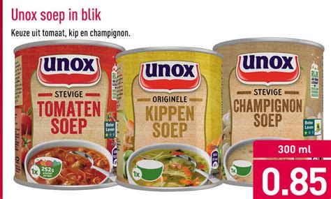 unox soep folder aanbieding bij aldi details