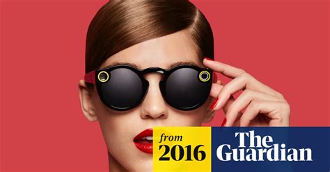 snapchat launches video capture sunglasses technology the guardian