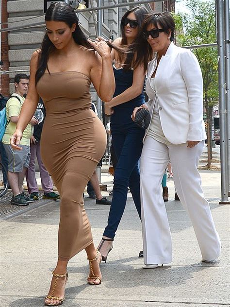 kim kardashian looks ready to explode in super tight tube