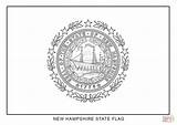 Hampshire Coloring Flag Pages Drawing Printable sketch template
