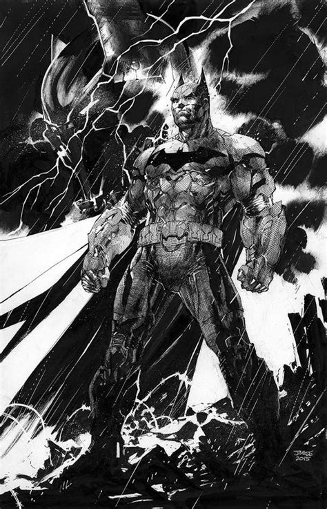 Jim Lee Just Posted His New Arkham Knight Drawing On