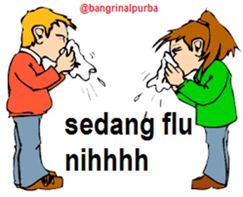animasi  sakit flu gambar dp bbm gambar lucu gif