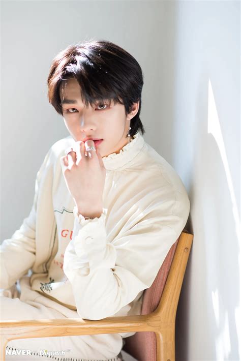 stray kids hyunjin cle levanter promotion photoshoot  naver  dispatch kpopping