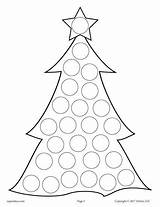 Christmas Dot Printables Do Tree Preschool Drawing Crafts Printable Kids Winter Activities Toddlers Motor Fine Supplyme Pages Coloring Worksheets Holiday sketch template