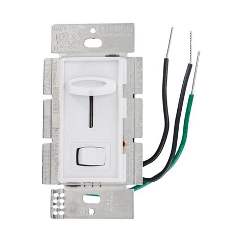 lutron skylark led dimmer switch   p wh outwater