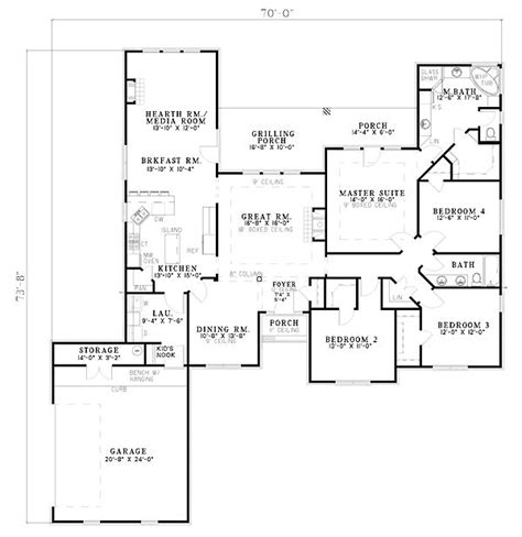 shaped ranch style house plans images  pinterest architecture cottage floor plans