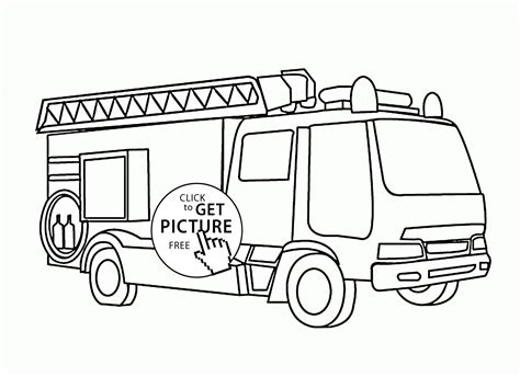 simple fire truck drawing  getdrawings